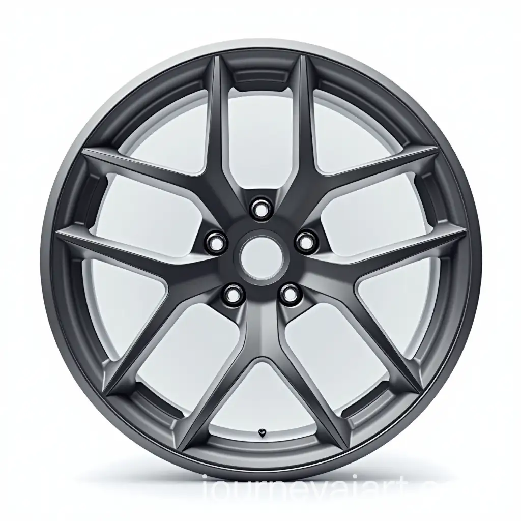 Futuristic-Sleek-Car-Wheel-Design-on-White-Background