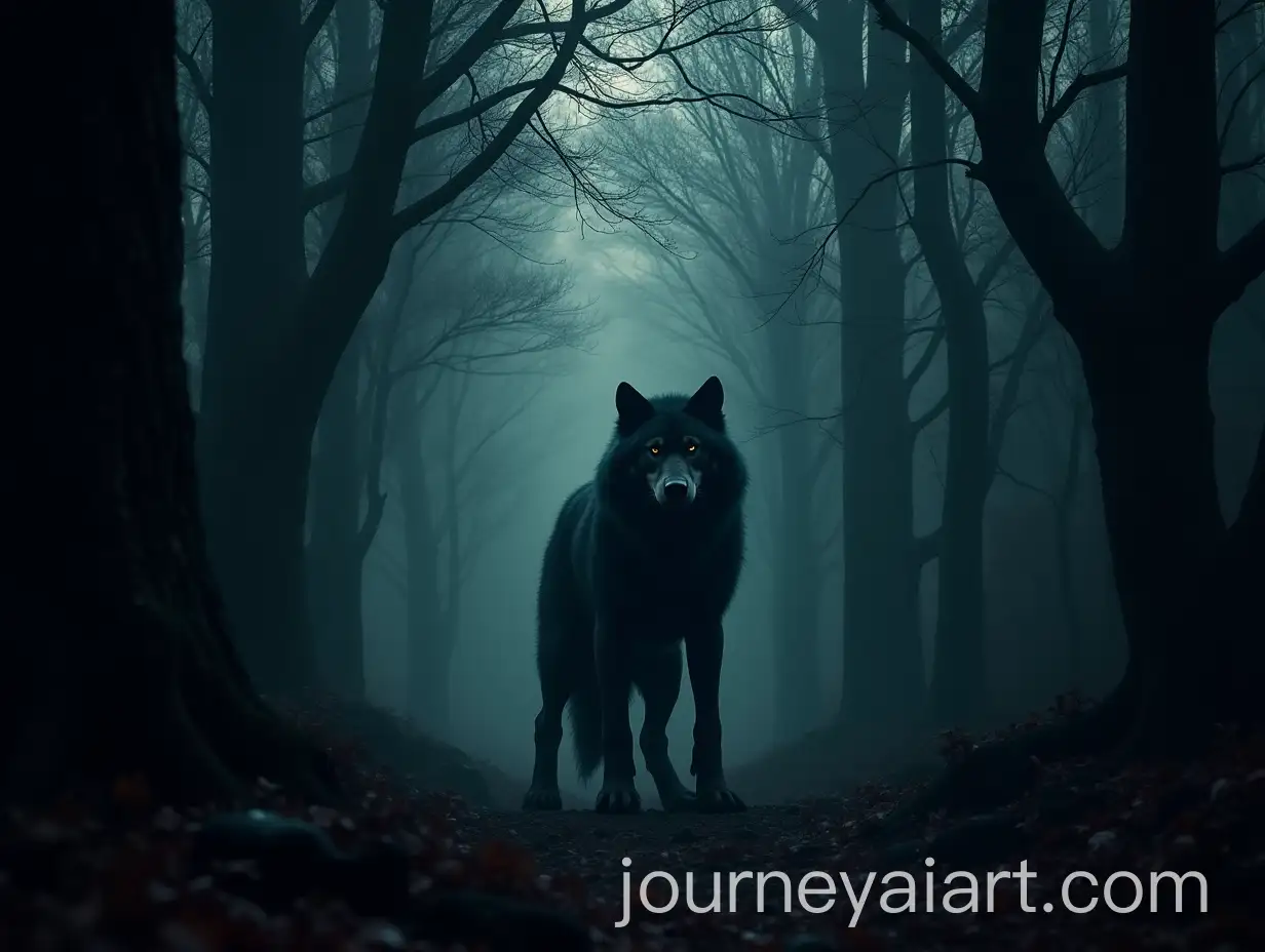 Giant-Werewolf-Emerges-in-Ancient-Forest-of-Shadows