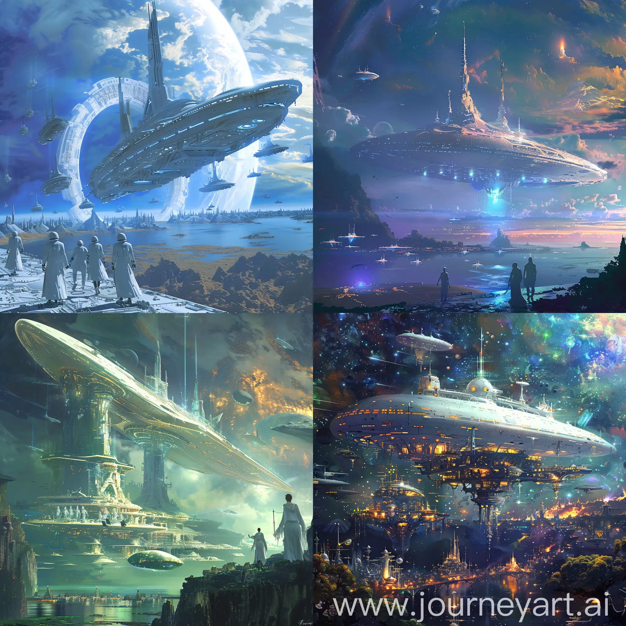 Futuristic-Space-Exploration-Giant-Spaceship-Fleet-Enters-Glowing-Dimensional-Portal