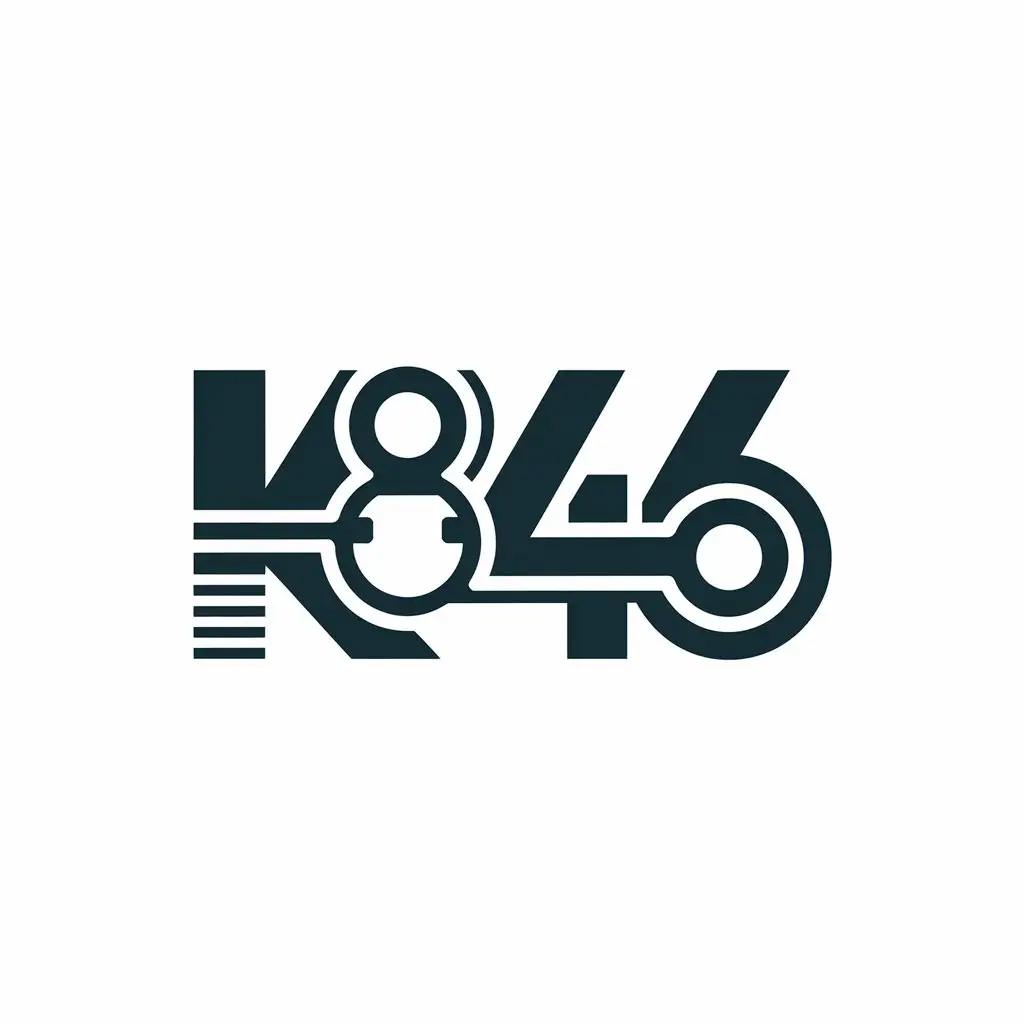 LOGO-Design-for-K846-Numbers-Combined-with-Trains-on-a-Clear-Background