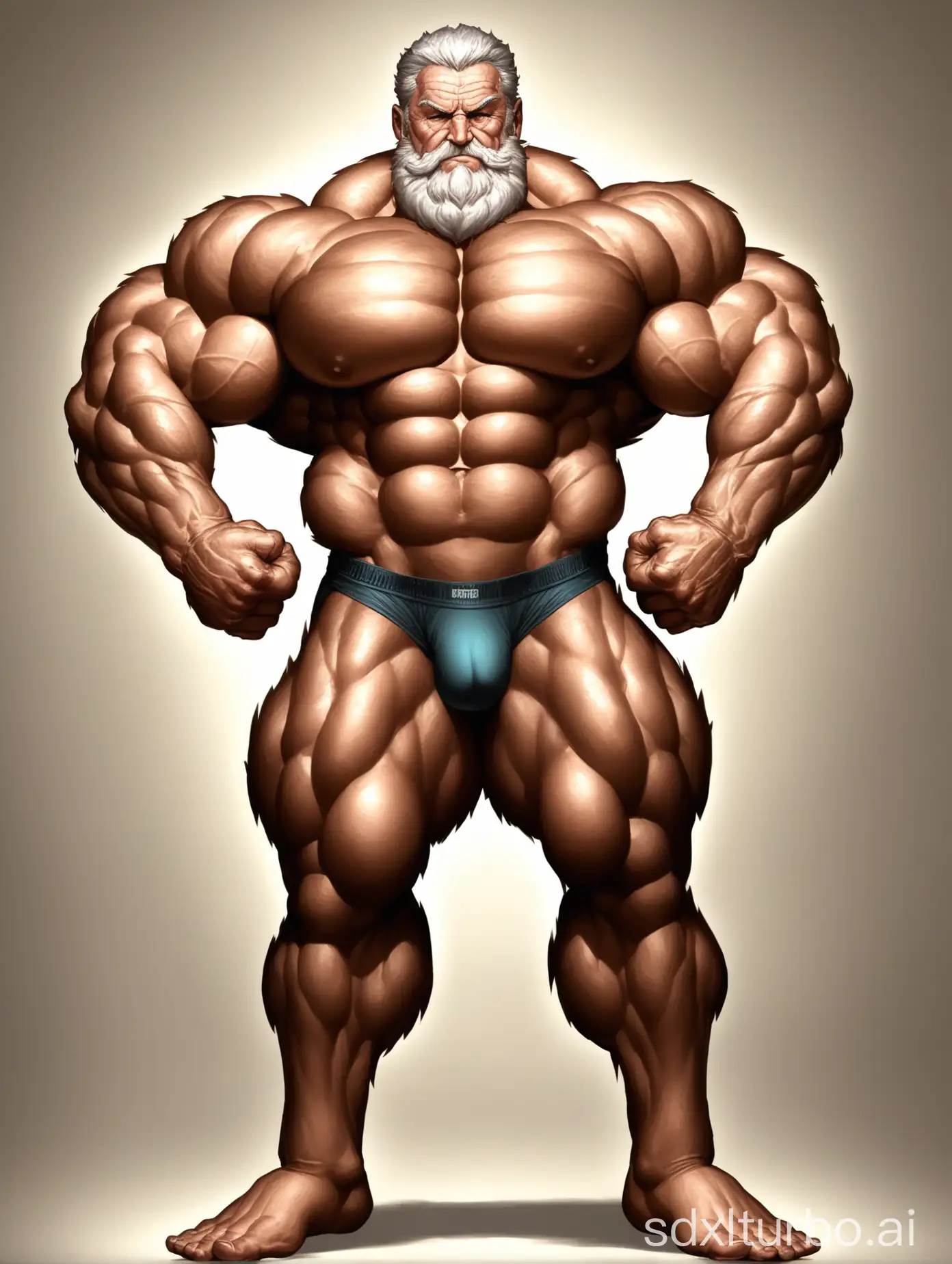 Elderly-Bodybuilder-Showing-Massive-Muscles-and-Strong-Physique