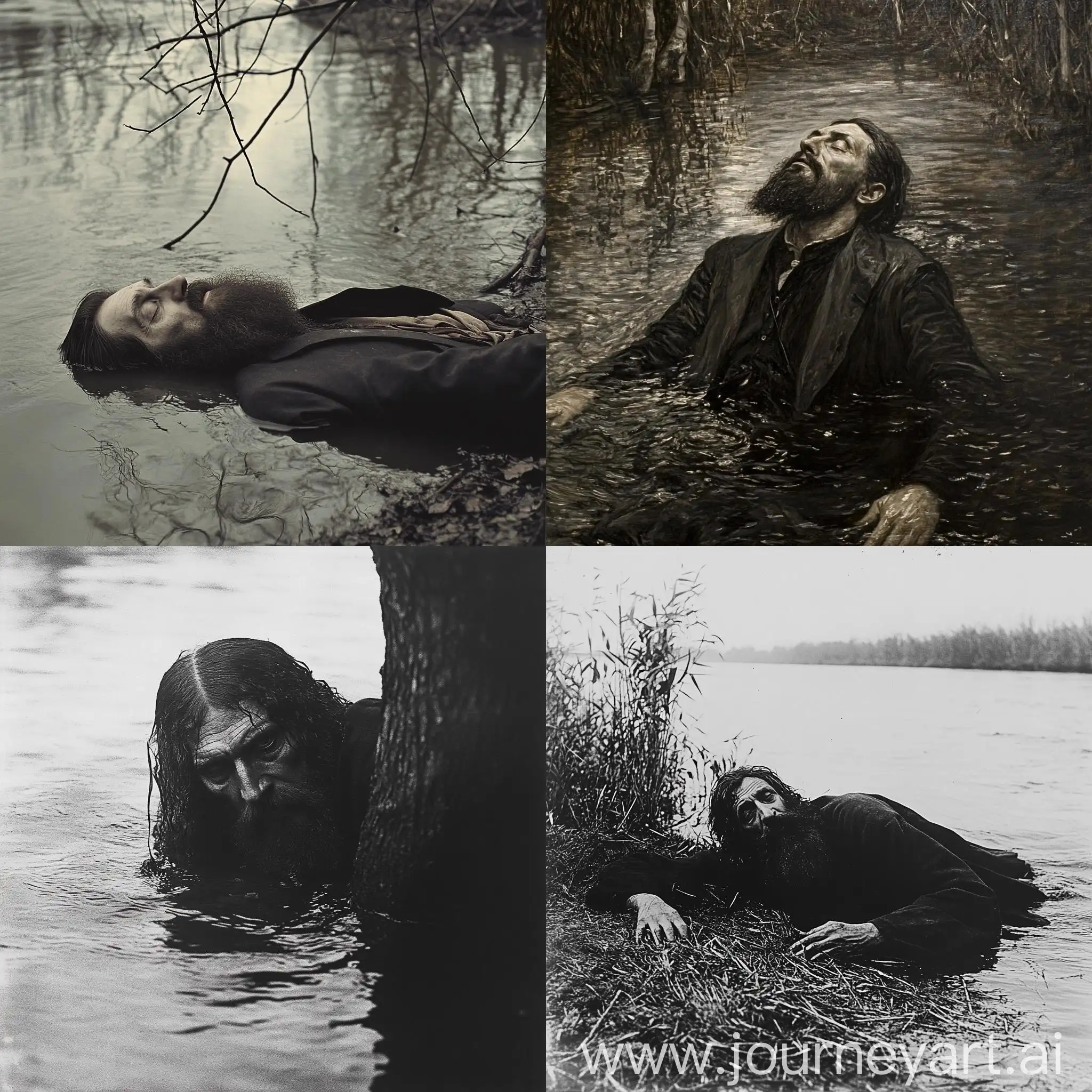 Rasputin-Drowning-in-the-River