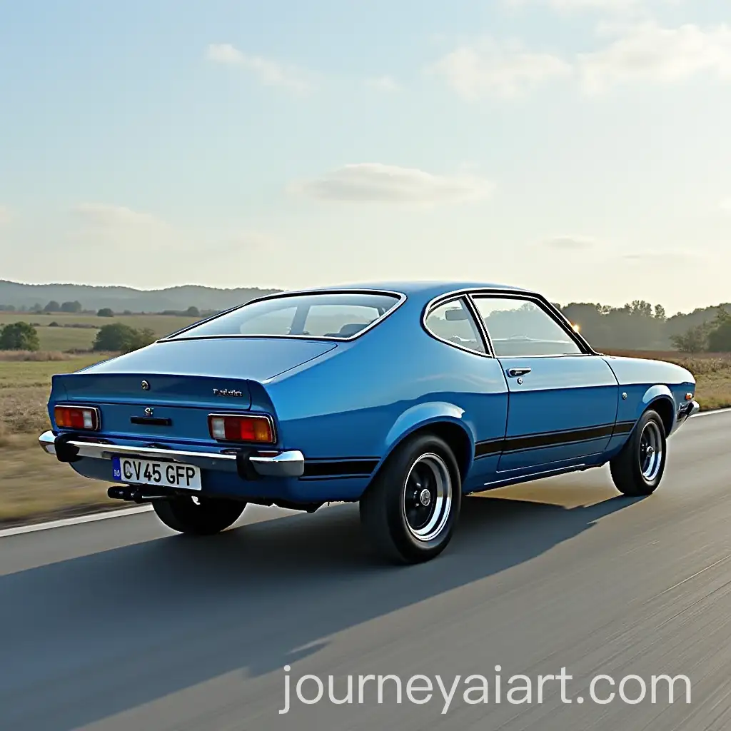 1974-Ford-Cortina-TC-Coupe-and-Toyota-Celica-GT-1974-Fastback-Side-Rear-View-in-Blue-and-Black