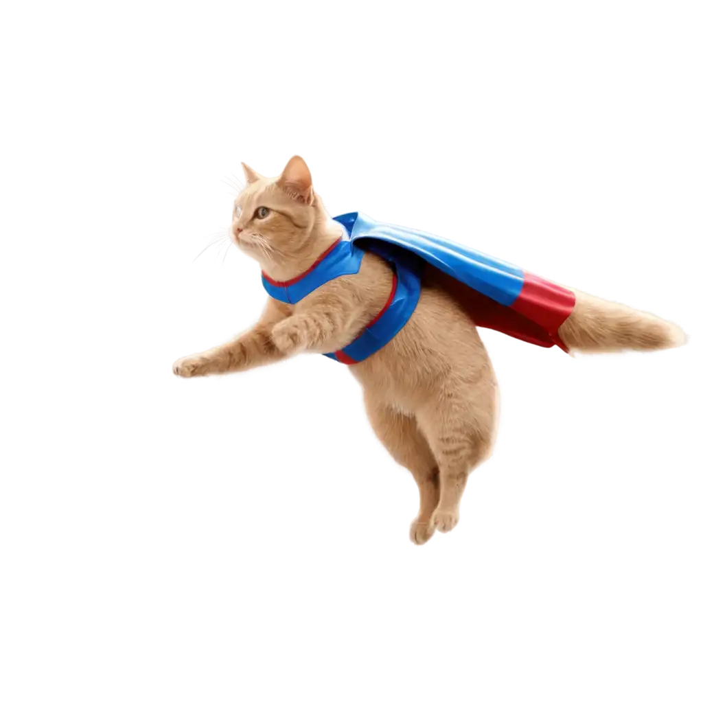 Flying-Supercat-PNG-HighQuality-Image-for-Creative-Projects