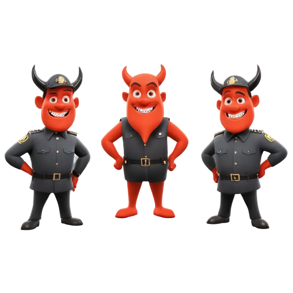 Cartoon-Guards-PNG-Devil-and-Heroic-Guard-Characters-in-Transparent-Format