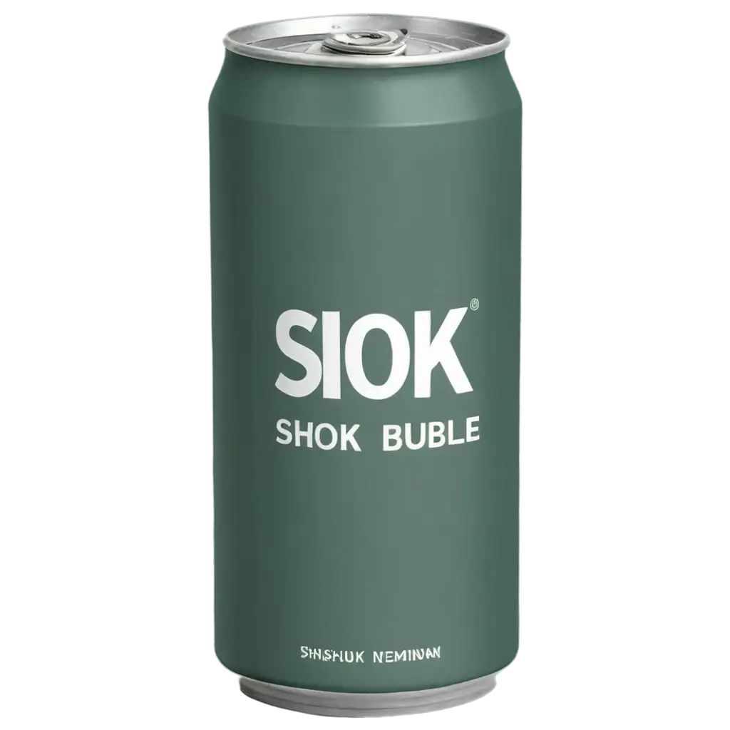 Minimalistic-Tin-Can-of-Shok-Bubles-Soda-PNG-Image-with-Inscription-for-Creative-Uses