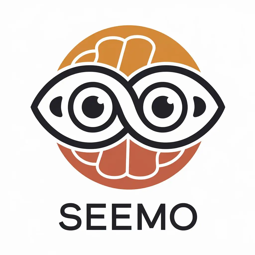 LOGO-Design-For-SeeMo-Eyes-and-Food-Symbol-in-Vector-Style-for-Technology-Industry