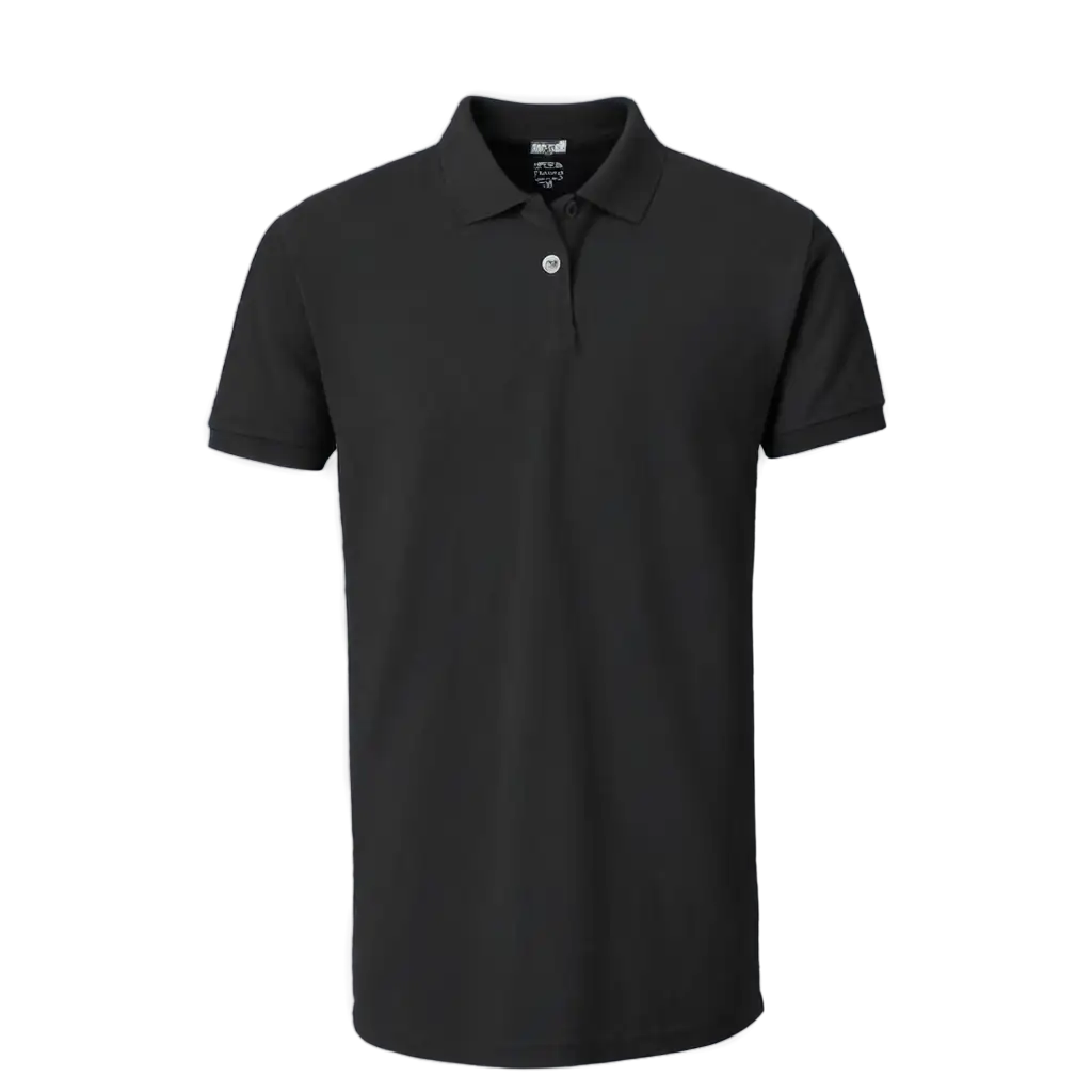 HighQuality-Black-Polo-Shirt-PNG-for-Versatile-Applications