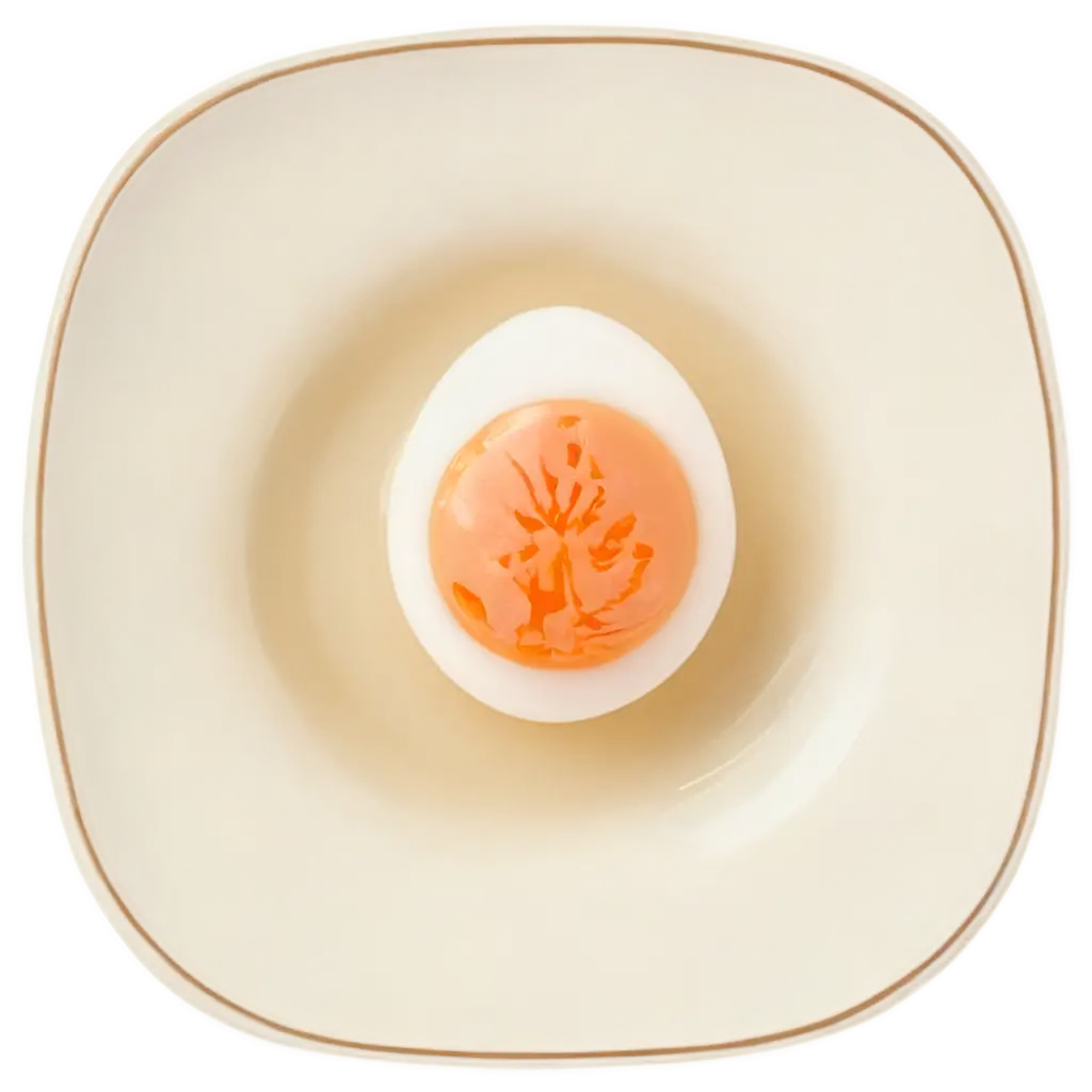 Boiled-Egg-in-Plate-PNG-Image-HighQuality-Transparent-for-Versatile-Use