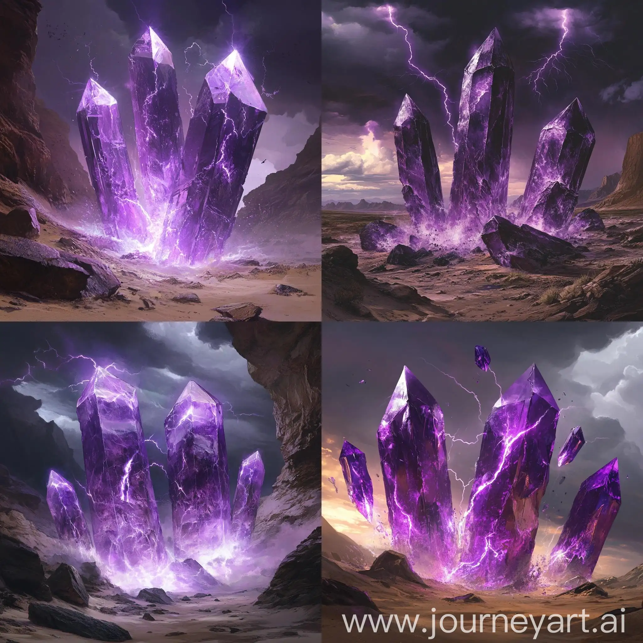 Epic-Desert-Landscape-with-Purple-Lightning-Crystals