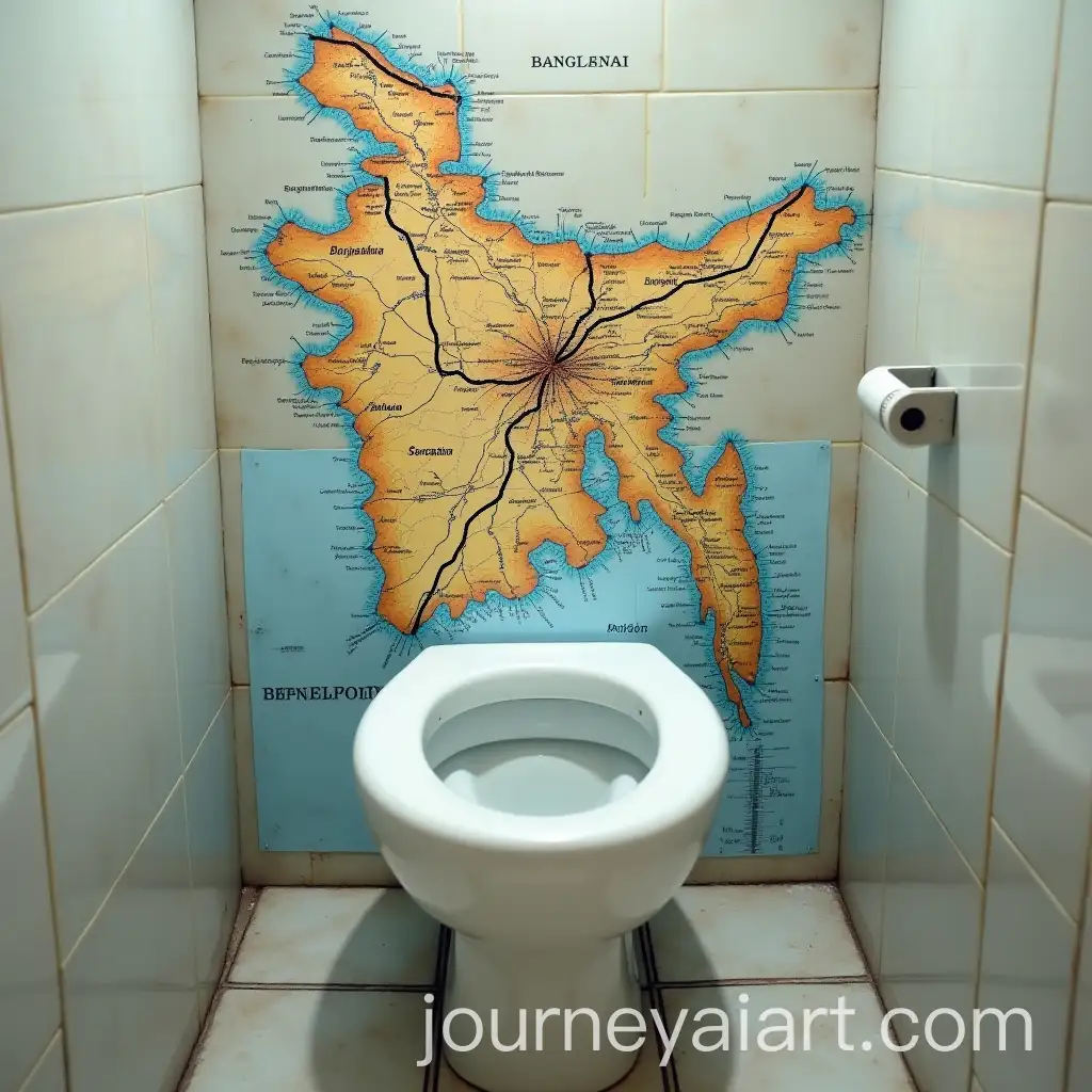 Realistic-Bangladesh-Map-in-Toilet-Flush