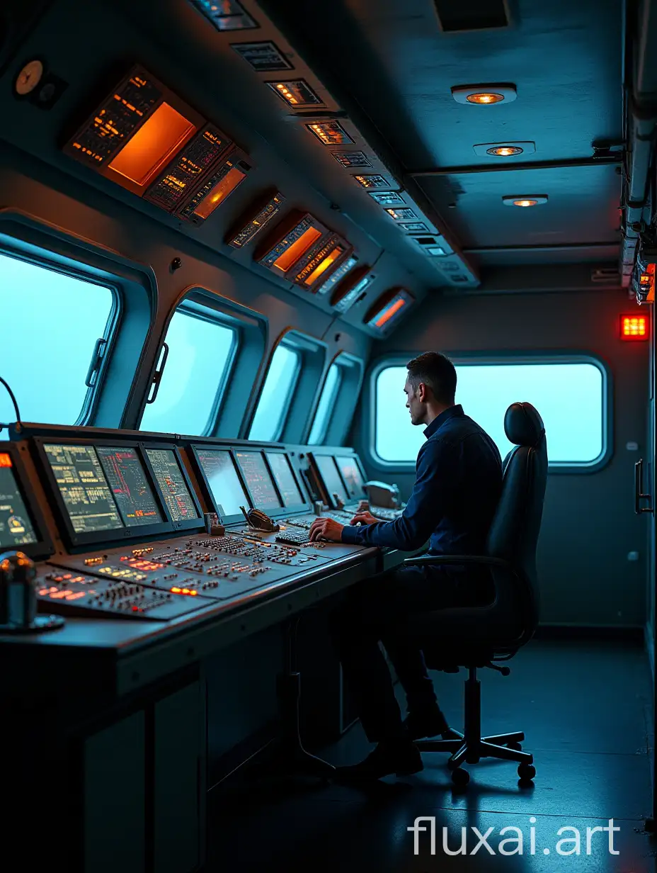 submarine control room