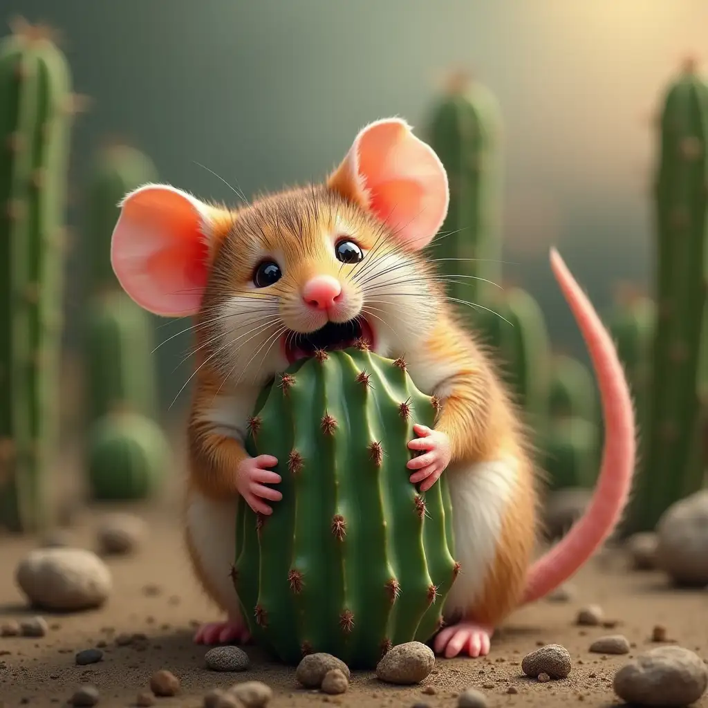 crying mice eat cacti