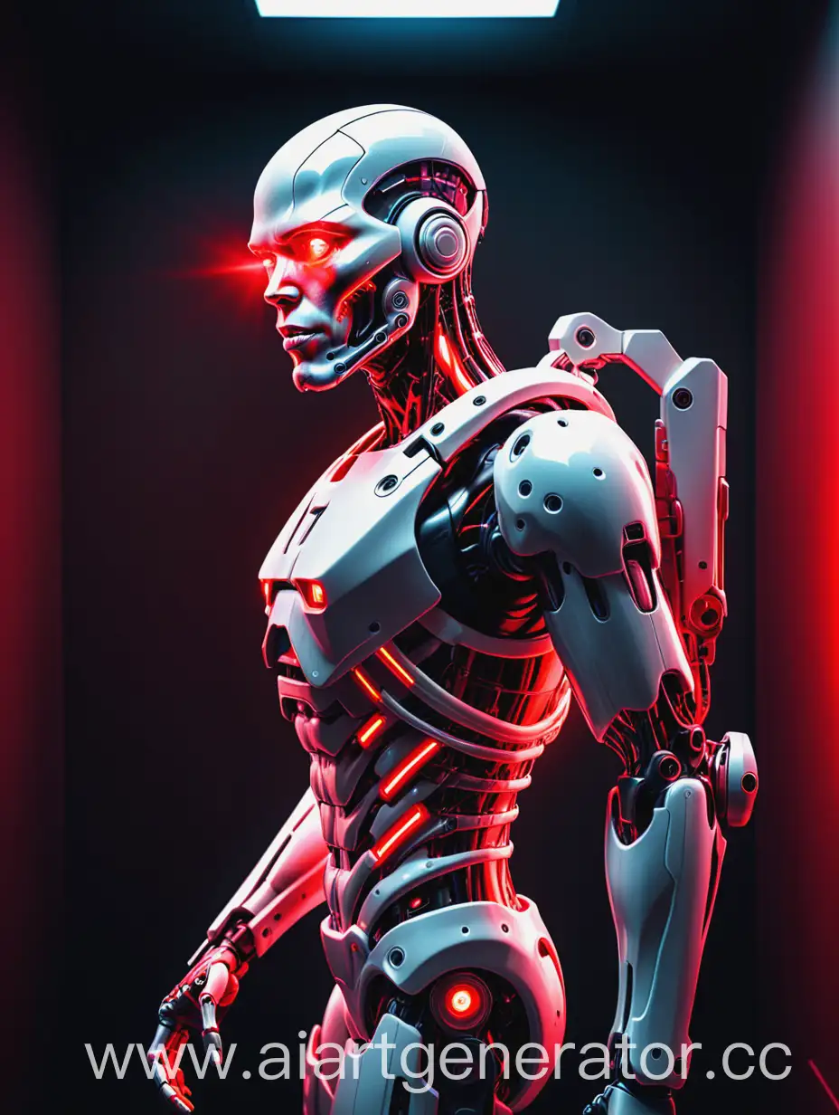 Cyborg-in-Exoskeleton-Shooting-with-Red-Tracers-in-High-Contrast