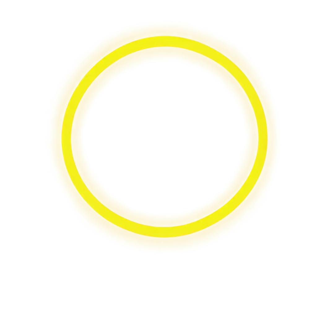 A yellow circle