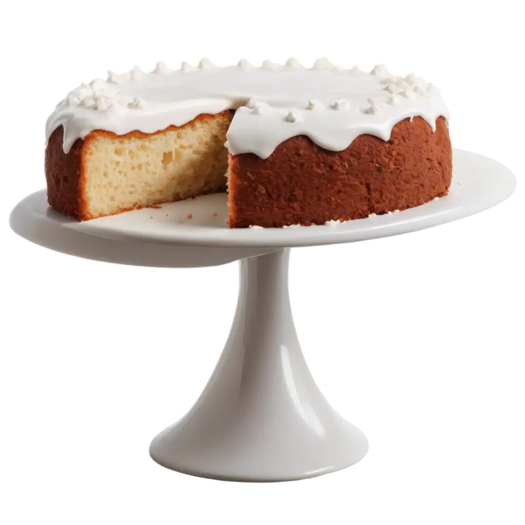 Delicious-Cake-with-White-Glaze-HighQuality-PNG-Image-for-Culinary-Creations