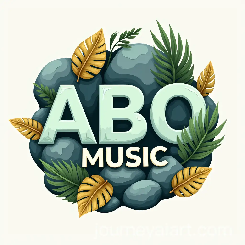 TropicalInspired-ABO-Music-Logo-with-Bold-Vibrant-Colors