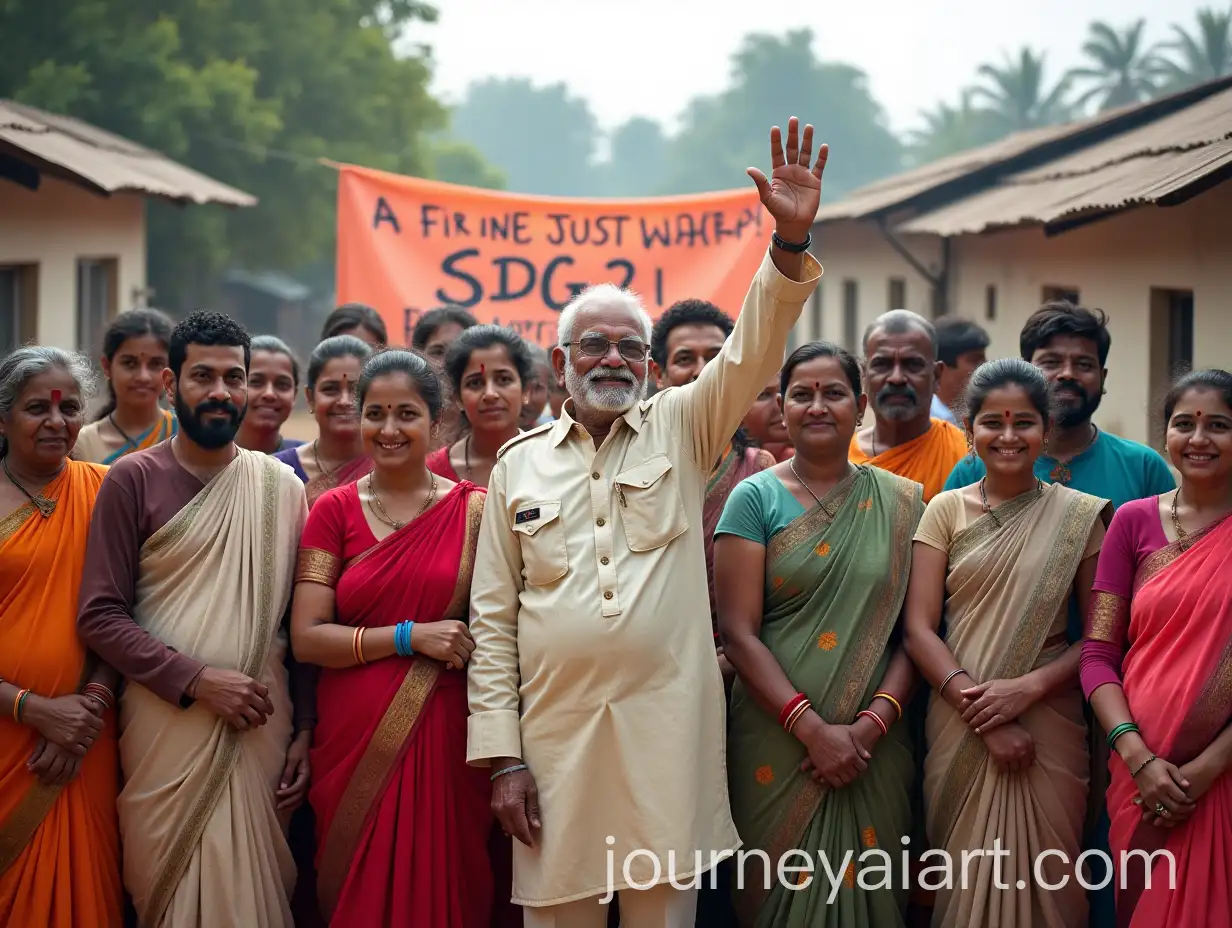 Diverse-Indian-Villagers-United-for-Equality-and-Opportunity-in-a-Heartwarming-Village-Scene