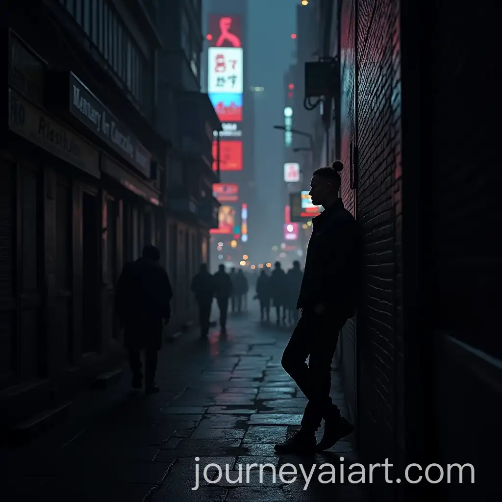 Mysterious-Figure-in-a-Cyberpunk-City-Alley-with-Neon-Lights