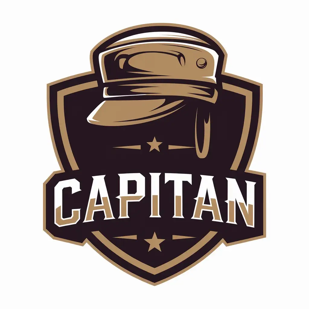 LOGO Design for CAPitan Vector Logo with Cap Symbol for Travel Industry