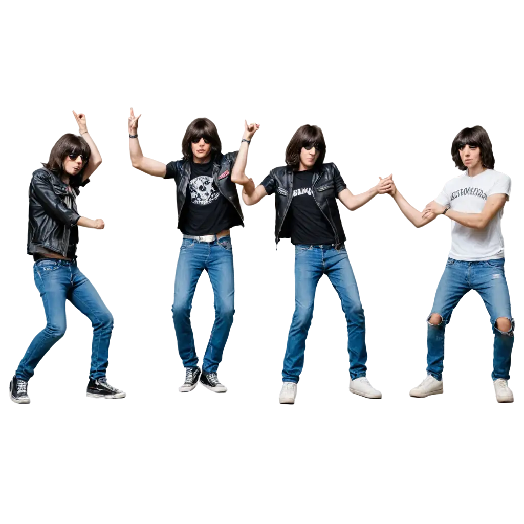 Ramones dancing