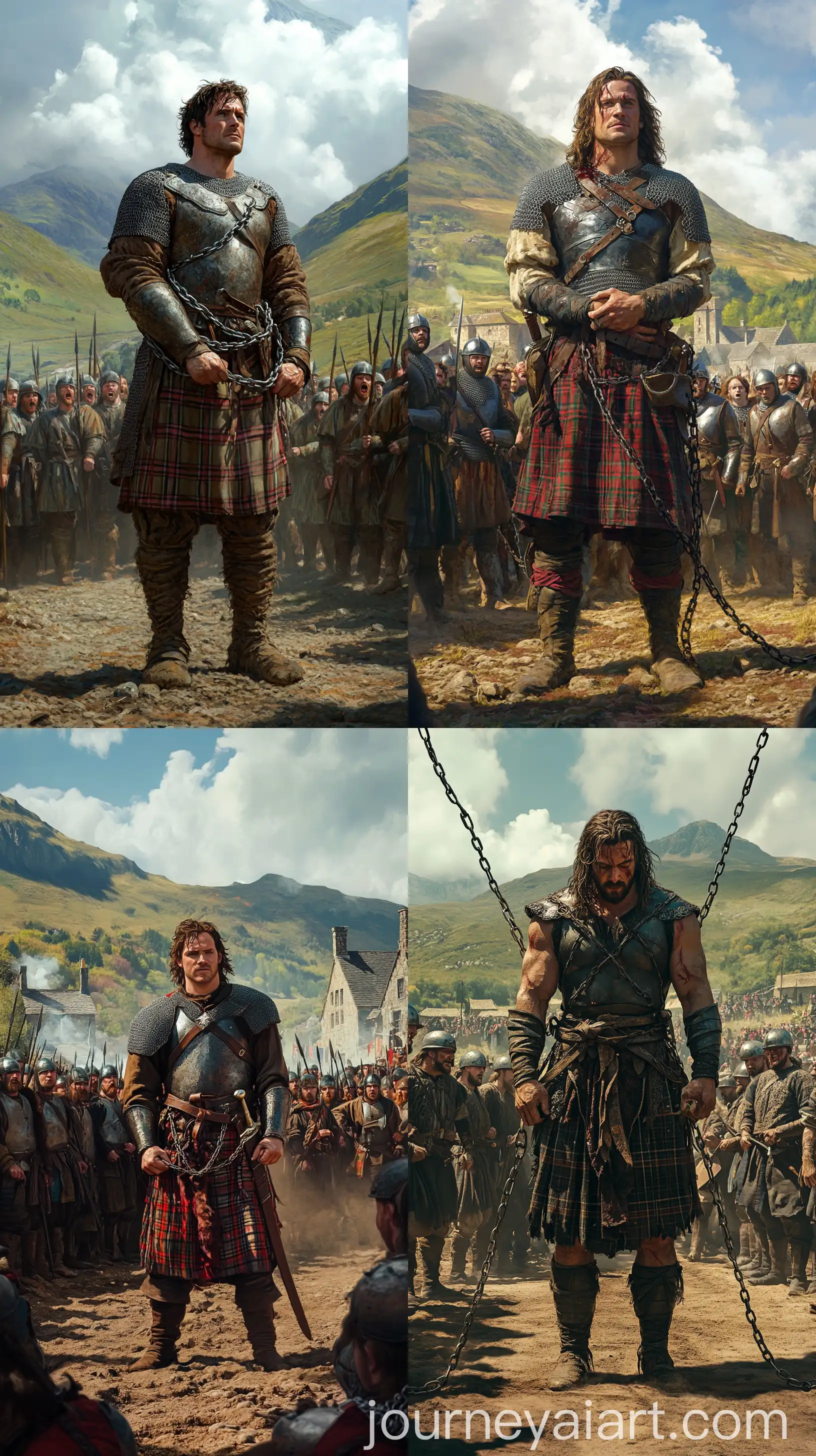 Scottish-Warrior-William-Wallace-Captured-by-English-Soldiers-in-1305