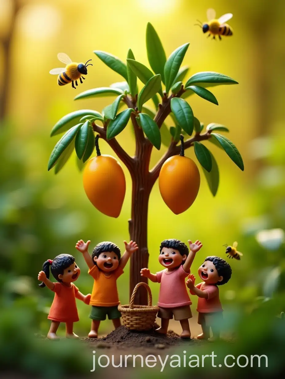 Joyful-Group-of-Tiny-PeopleAI-Art-Prompt-Expansion-Celebrating-Around-Mango-Tree-in-Lush-Garden