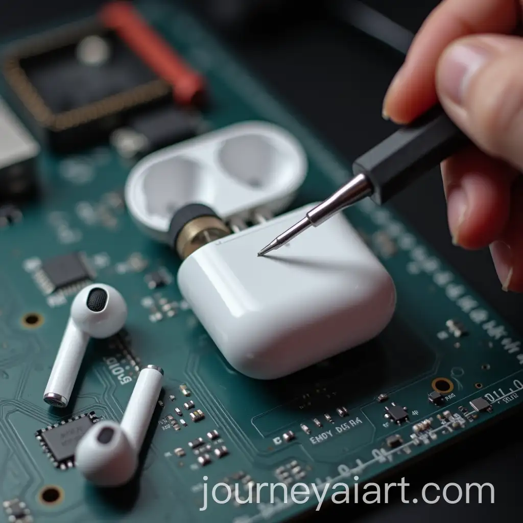 AirPods-4-Microphone-Repair-at-Technician-Workstation