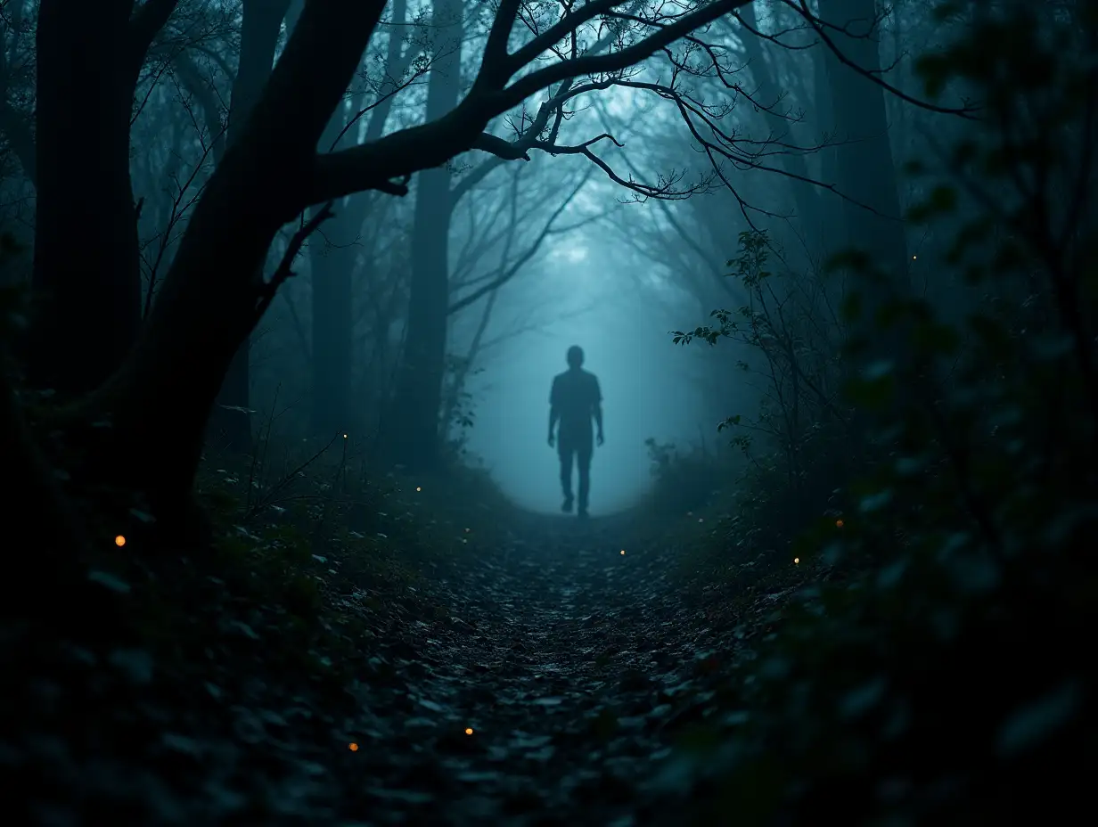 Shadowy-Figure-in-a-Misty-Forest-at-Night