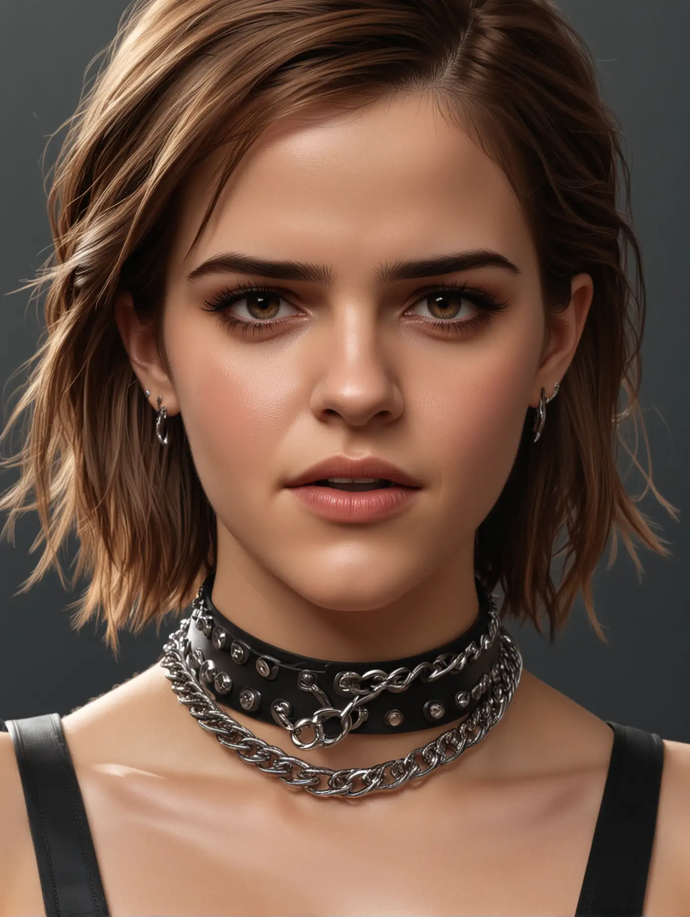 Emma-Watson-in-Anguish-Wearing-Heavy-Metal-Collar