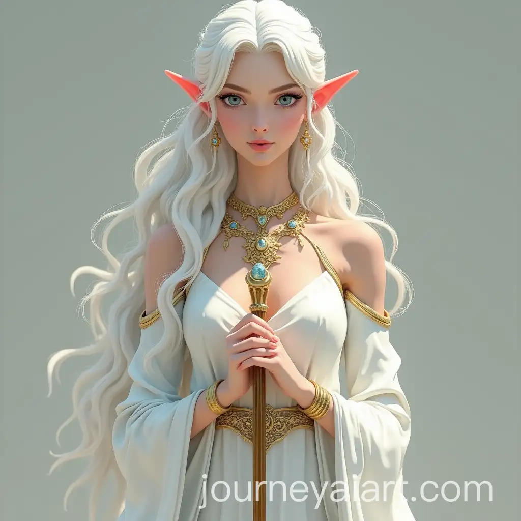 Graceful-Woman-Resembling-a-Light-Elf-with-Wand-and-Precious-Ornaments