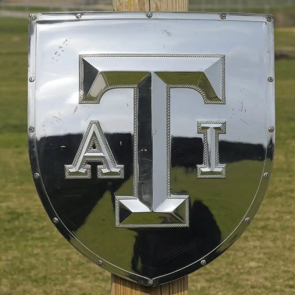 Shiny-Metal-Shield-with-TAI-Monogram-Design