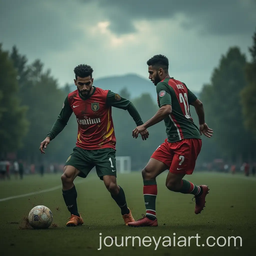 Superhero-Football-Match-in-Bandpi-Village-Forests-Homelander-vs-Billy-Butcher