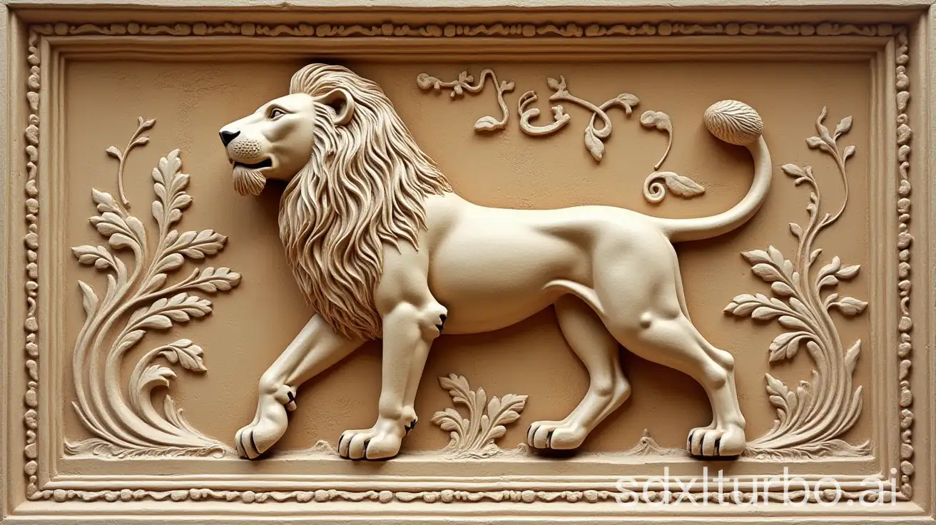 Lion-Wall-Art-Arabesque-Panel-Design