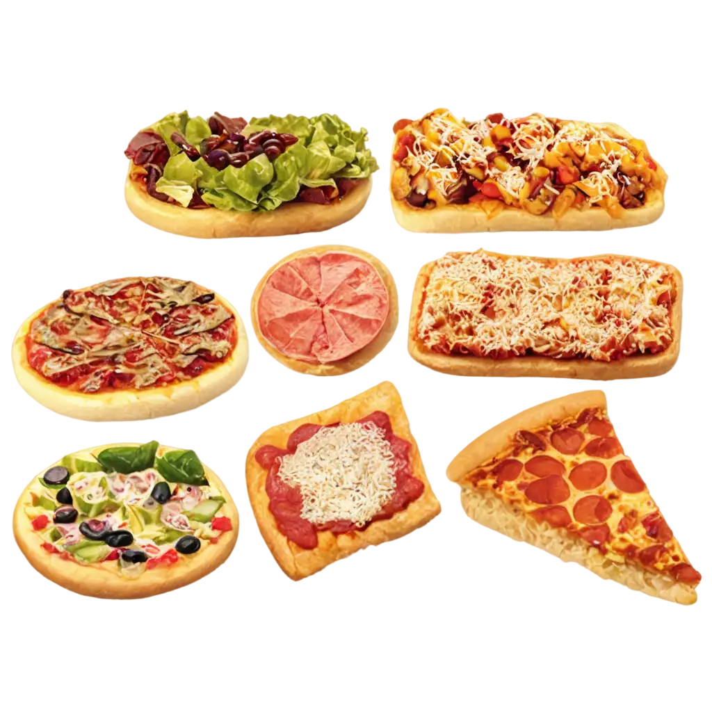 Delicious-Sandwiches-Pizza-and-Drinks-PNG-Perfect-Visual-for-Food-Blogs-Menus