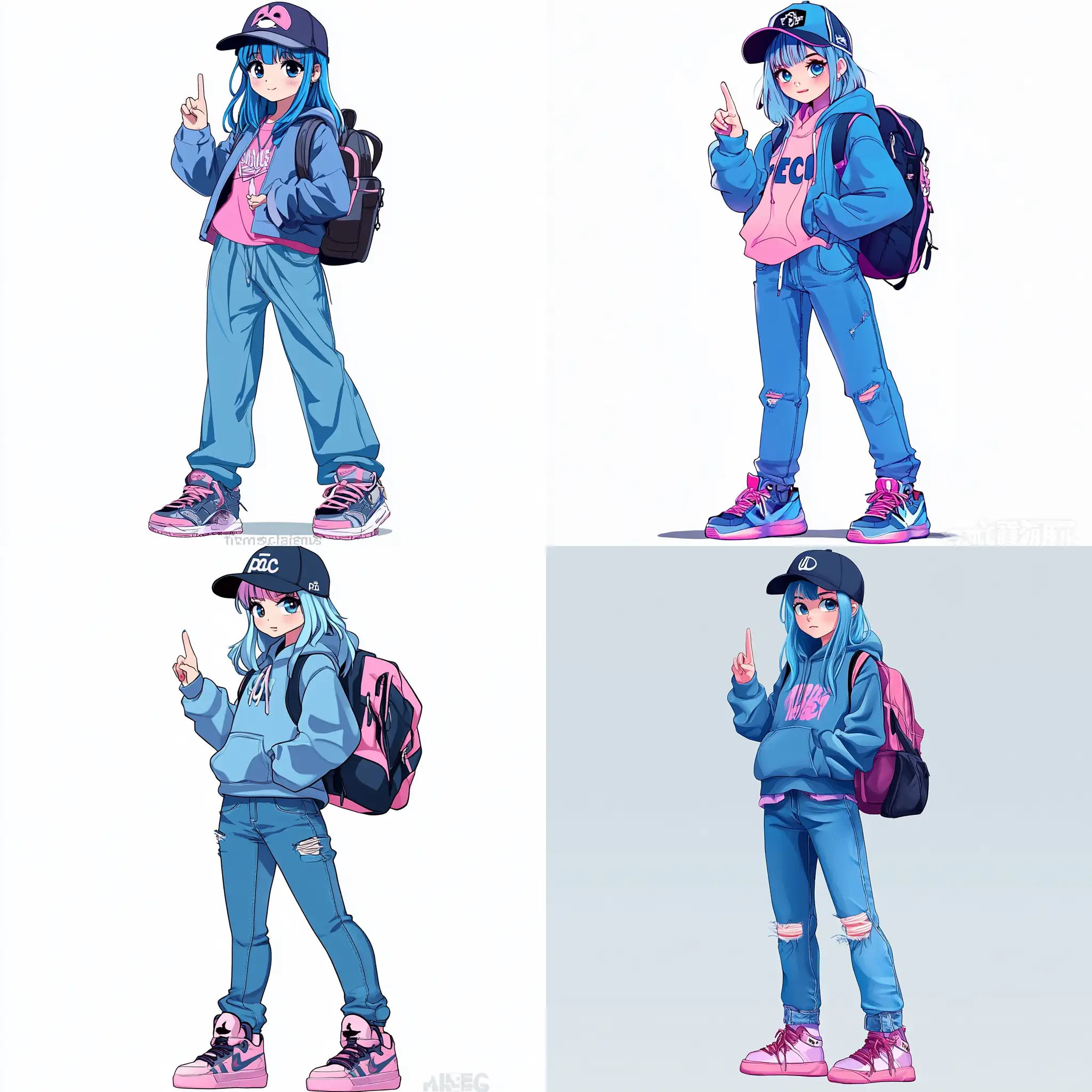 Anime-Girl-in-Streetwear-with-WhaleInspired-Features