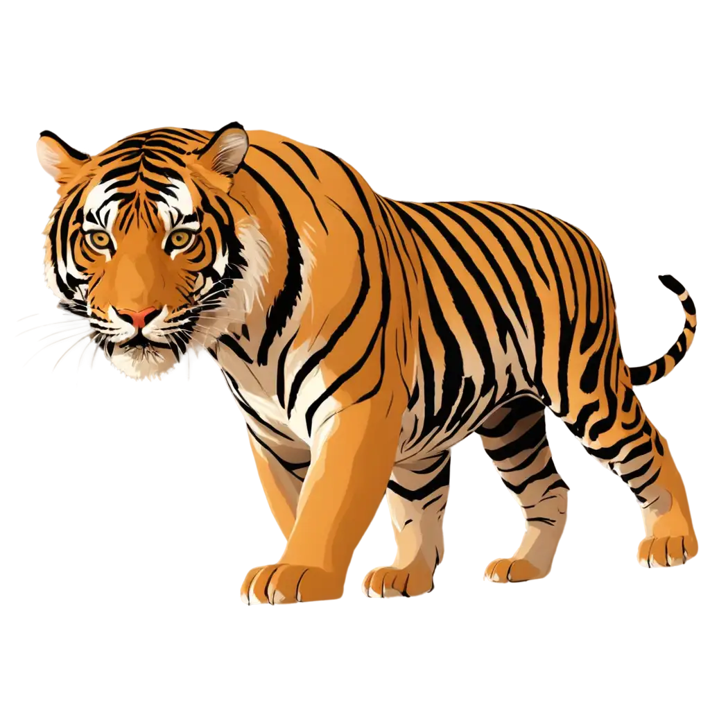 Vector-Tigre-PNG-Image-Detailed-Artistic-Rendering-for-Digital-and-Print-Media