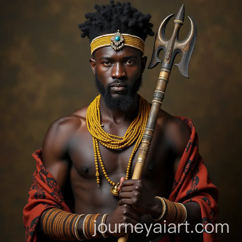 Nigerian-Chief-Proudly-Holding-Irikere
