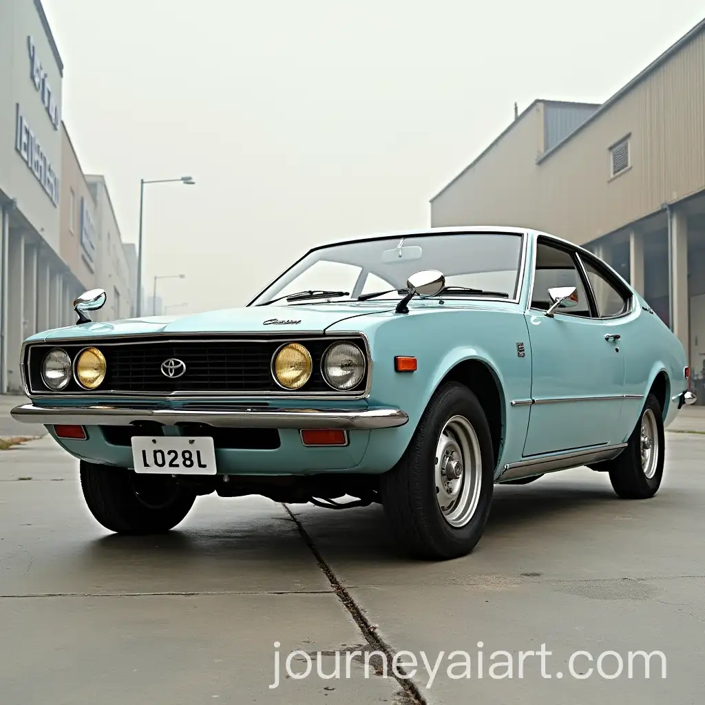 Toyota-Corona-Coupe-with-1974-Toyota-Celica-Fastback-Roof-Side-Rear-View