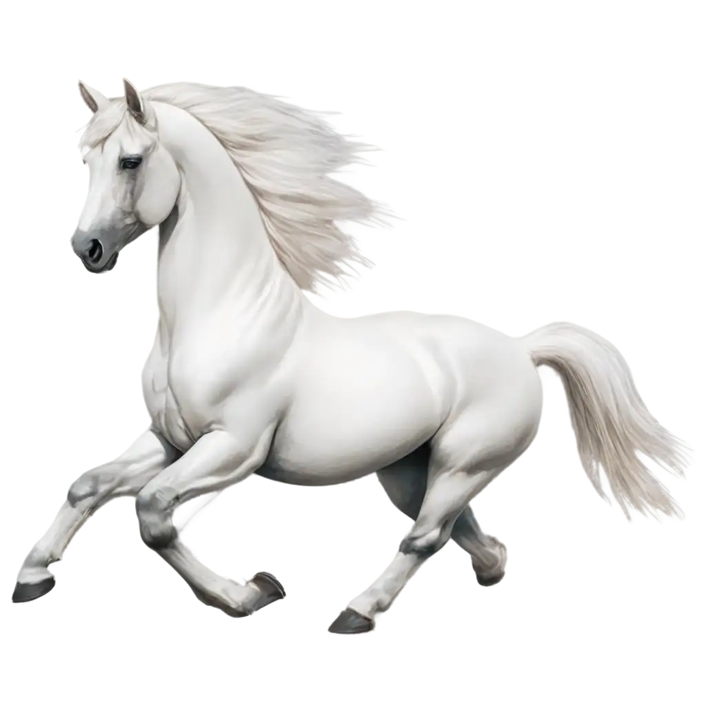 Stunning-White-Horse-PNG-Image-Perfect-for-Your-Creative-Projects