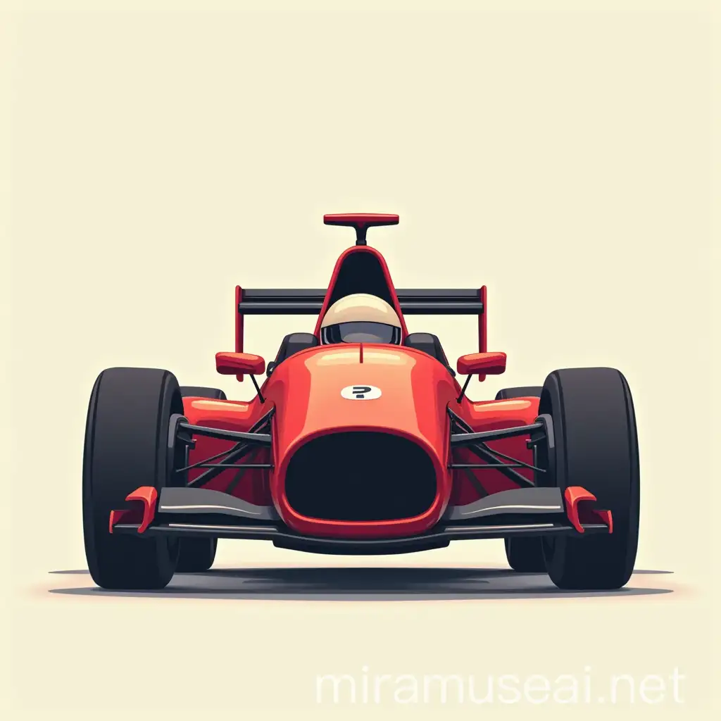 HighSpeed Race Car Vector Illustration