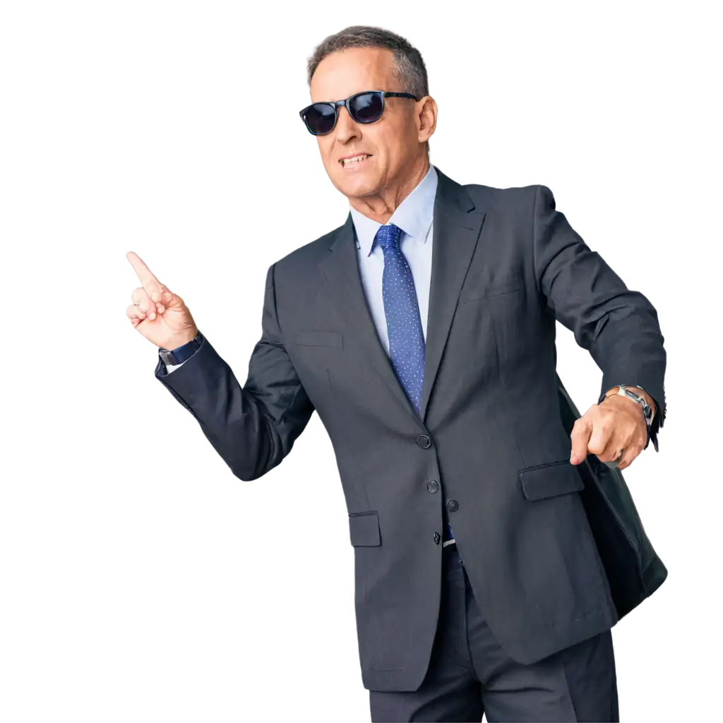 Businessman in sunglasses