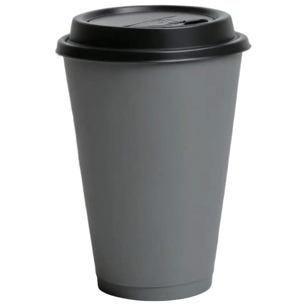 coffee cup mede of plastic with cover made of reinforced plastic