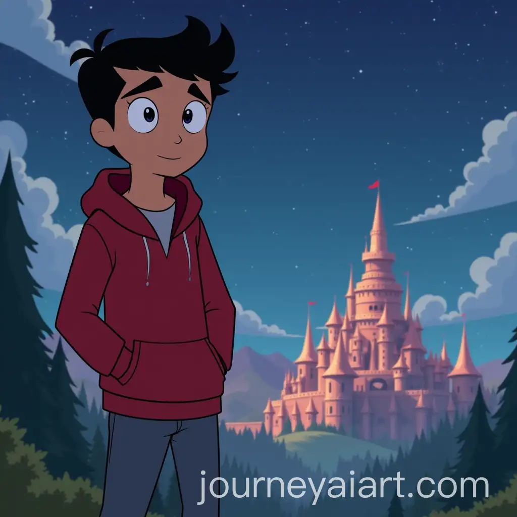 Whimsical-Scene-with-Marco-Diaz-in-Star-vs-the-Forces-of-Evil-Style