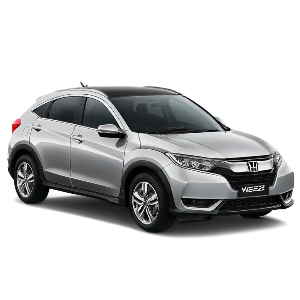 Stunning-Silver-Honda-Vezel-PNG-HighQuality-Front-Right-Side-View