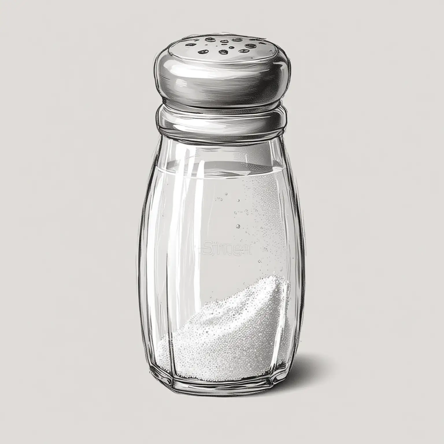 VectorStyle-Realistic-Illustration-of-a-Salt-Shaker-with-Bold-Outline