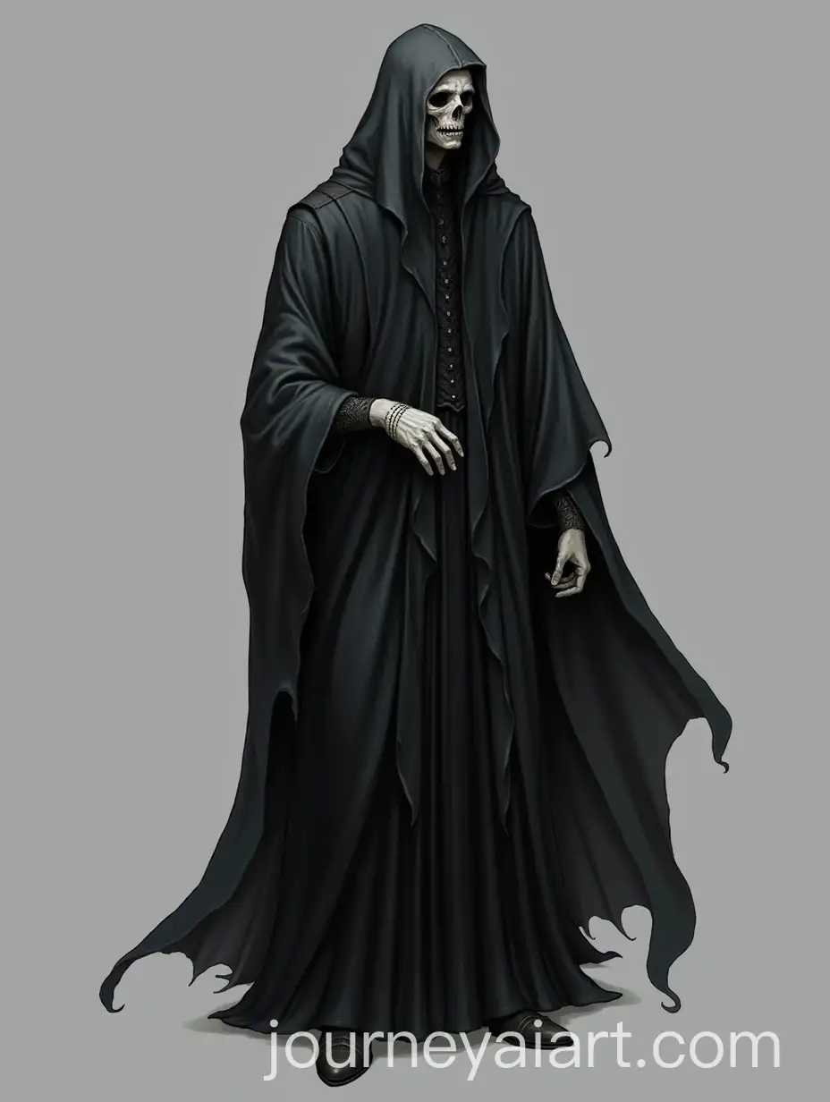 Helheim-A-Somber-Figure-in-Black-and-Gray-Robes