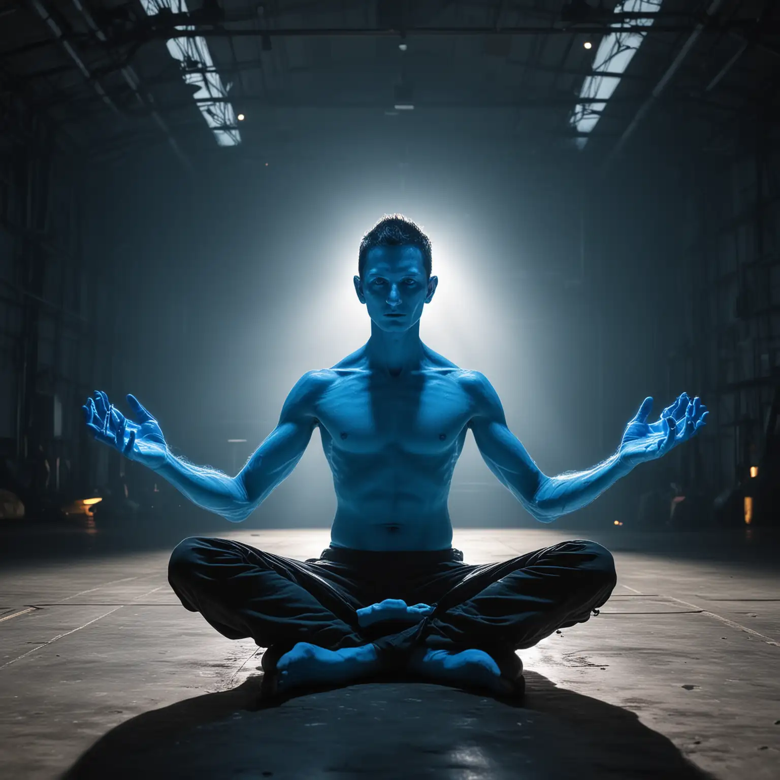 SixHanded-Stalker-Floating-in-Lotus-Position-with-Blue-Glow