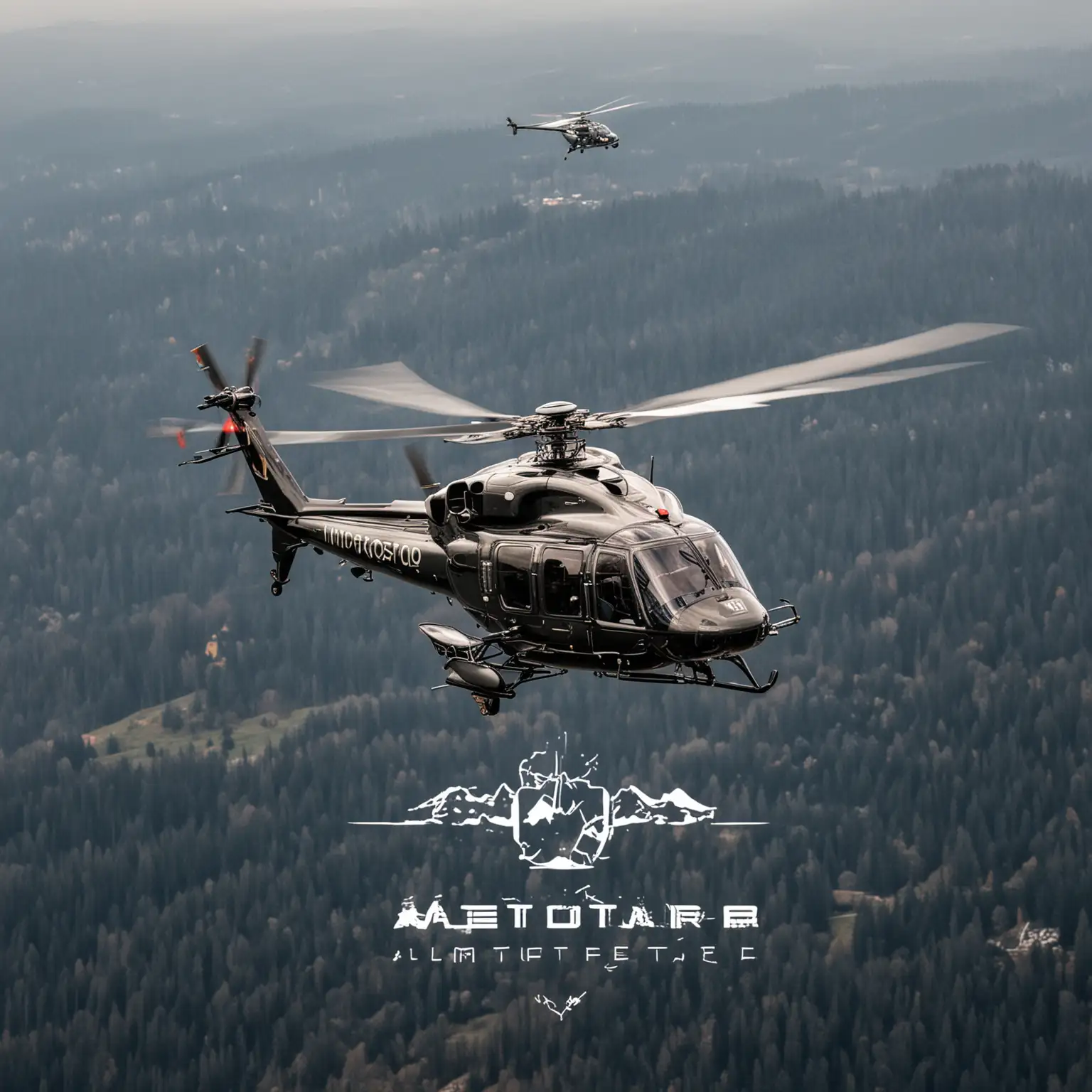 Helicopter Logo Design for MORO ALTITUDE