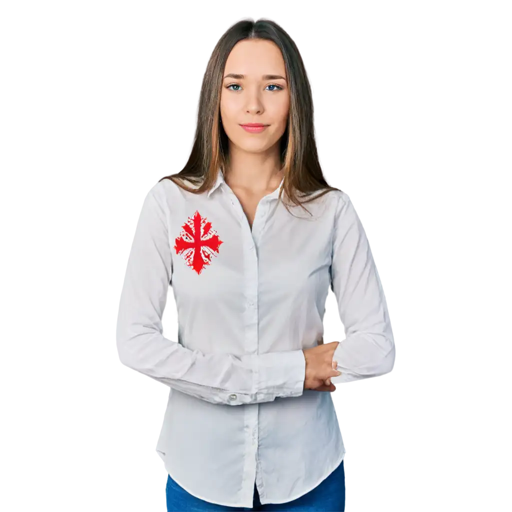 Beautiful-Shirt-from-Poland-with-Christian-Symbol-AIGenerated-PNG-Image